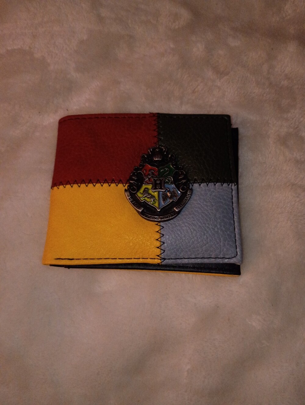 Harry Potter Bifold Wallet- Red, Green, Yellow, Light Blue